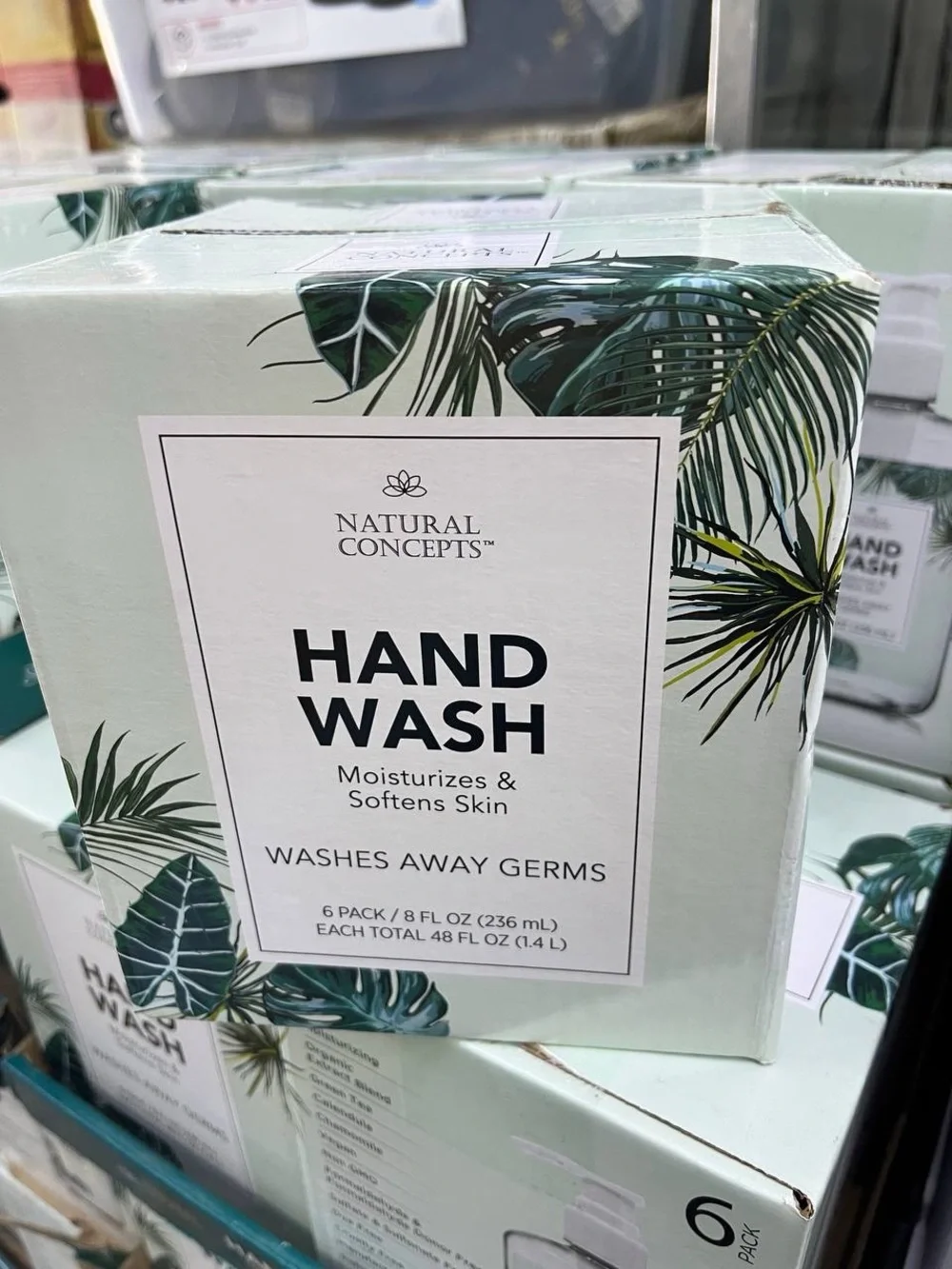 New Natural Concepts Hand Wash 6 pack